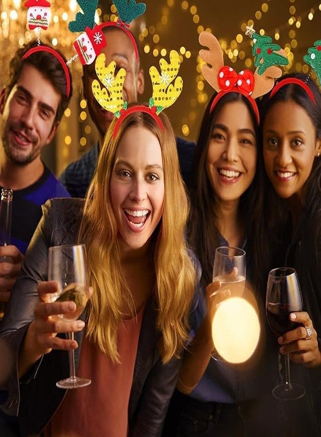 Infispace® Christmas Reindeer Antlers Headband with Bells for Adults (Yellow (Pack of 1)) - Image 5